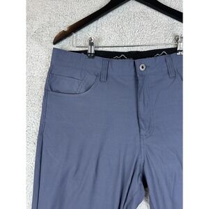 Eddie Bauer Pants Mens 36x30 Gray Stretch Nylon Spandex Outdoor Hiking Casual